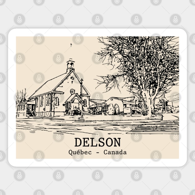 Delson - Québec Magnet by Lakeric